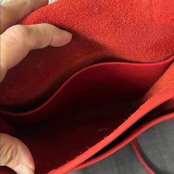 Coach Red Station Bag Leather crossbody bag satchel vintage with hang tag - Picture 9 of 15